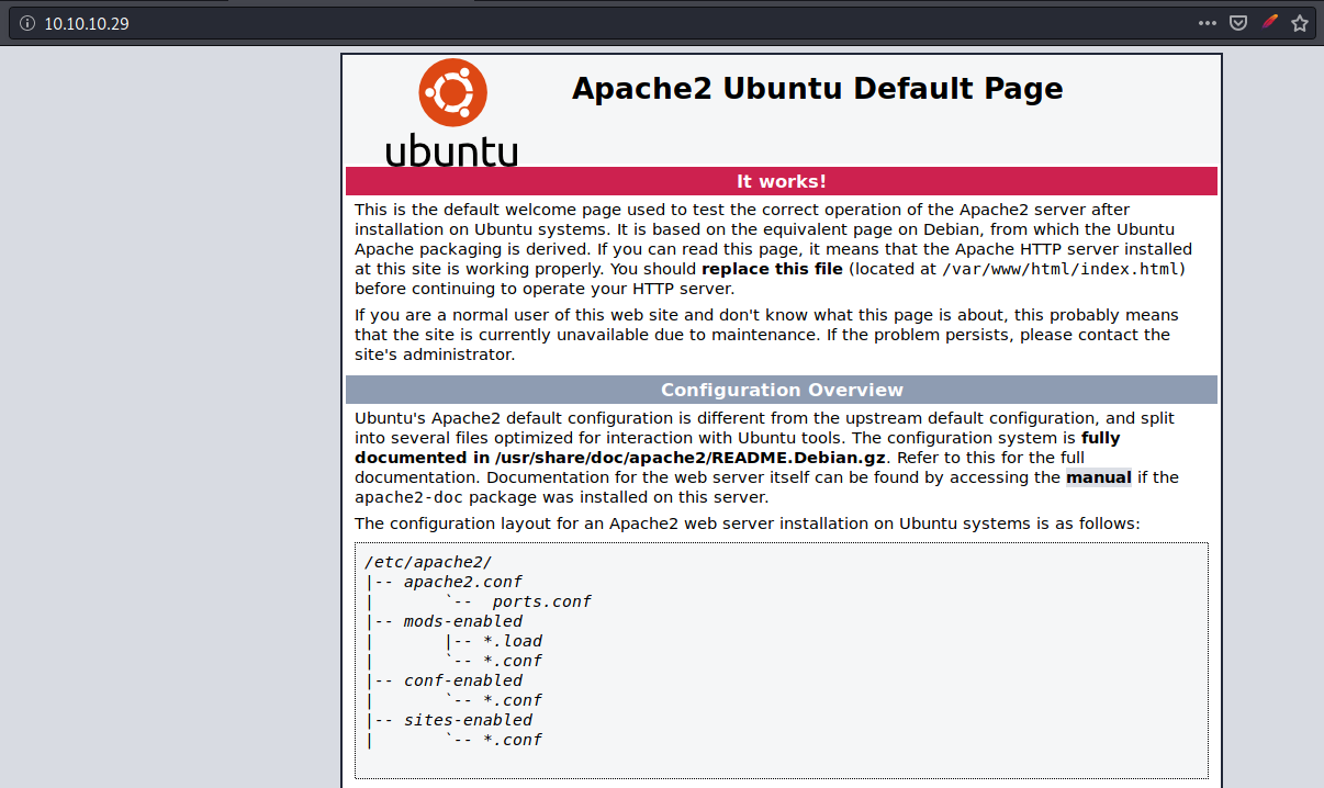 Apache default