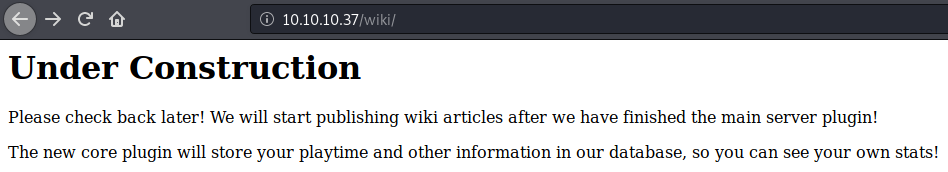 Wiki page