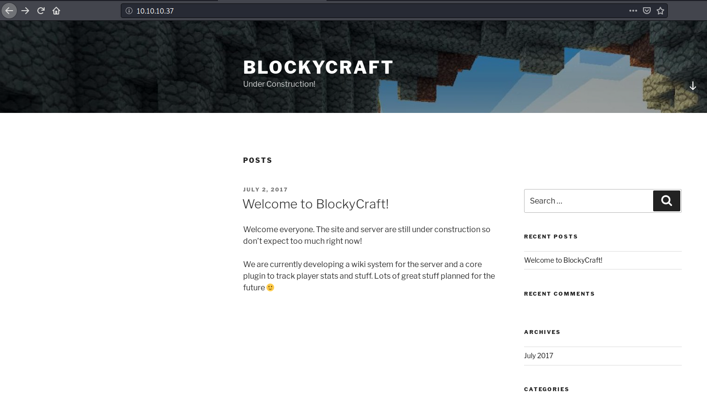 Blocky website